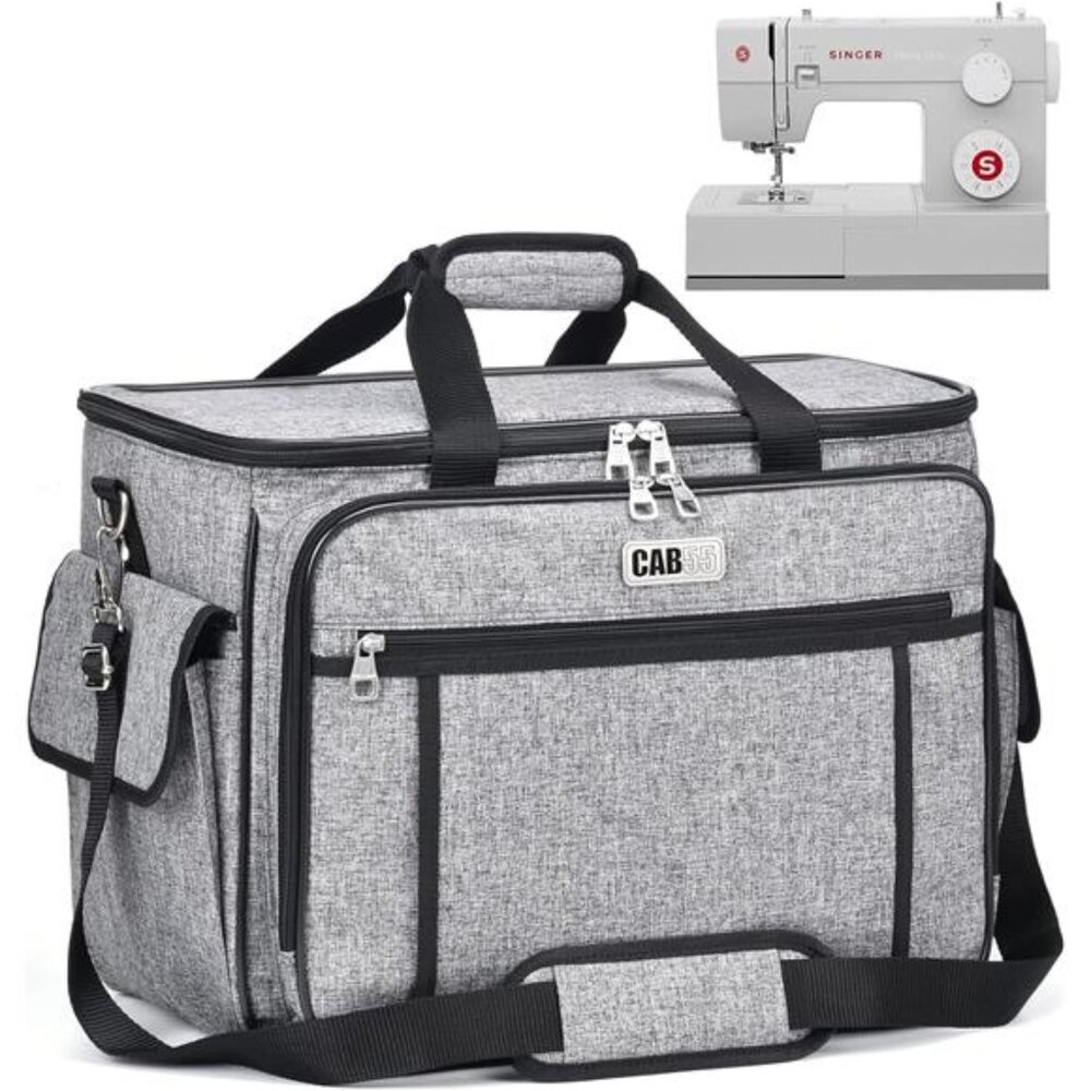 Sewing Machine Case - Carrying Bag with Removable Padding, Tote
